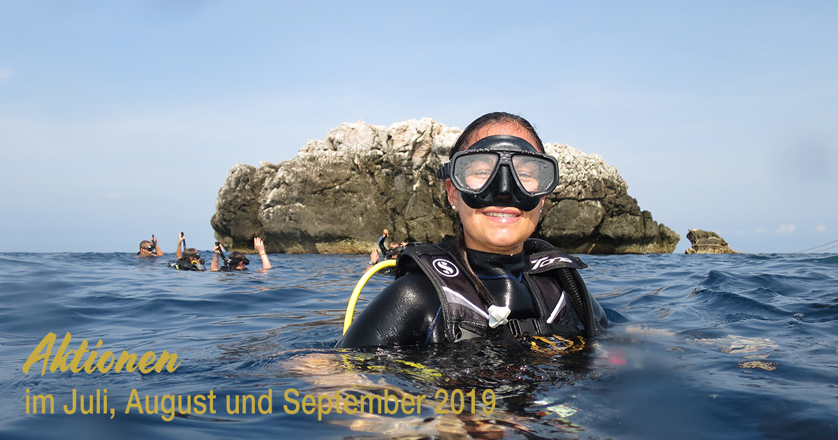 Aktionen im Juli, August und September 2019